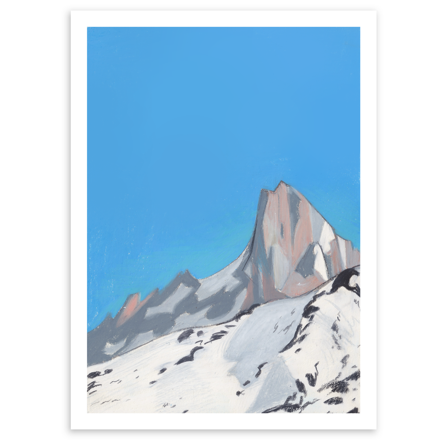 Aguilles du Grépon - Artists Print