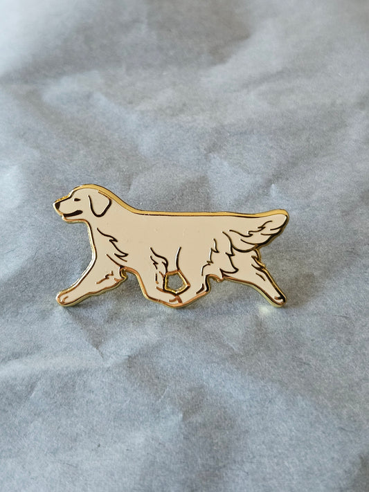 Golden Retriever Enamel Pin