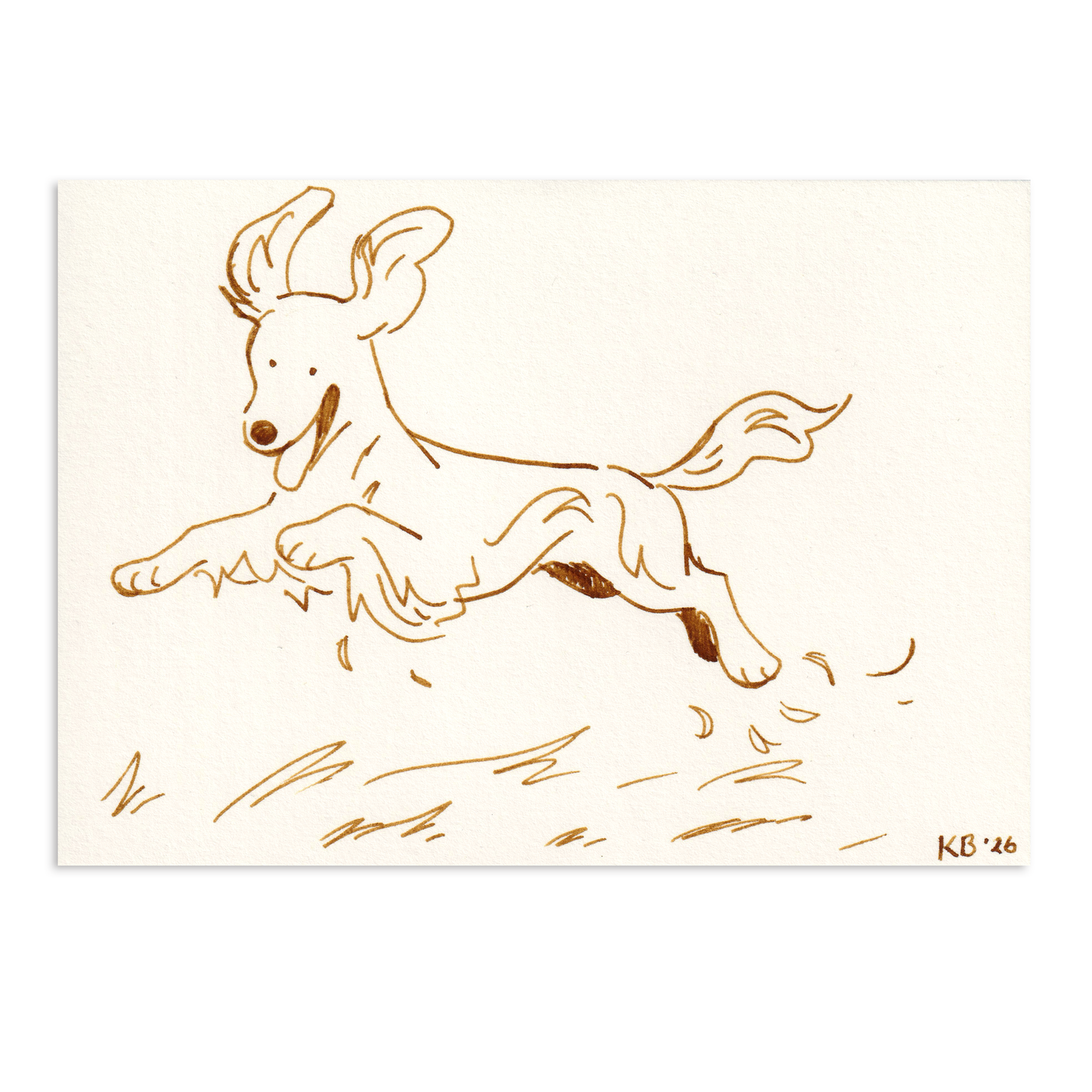 'Flying Cocker' - Mini Original