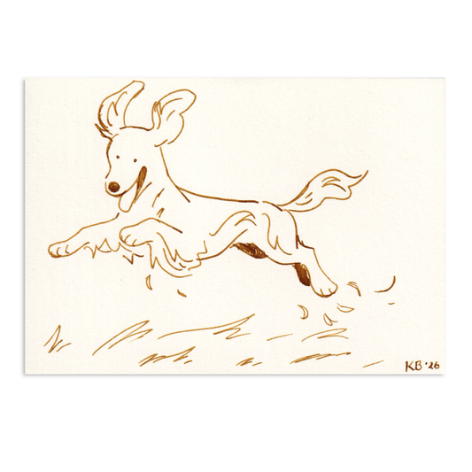 'Flying Cocker' - Mini Original