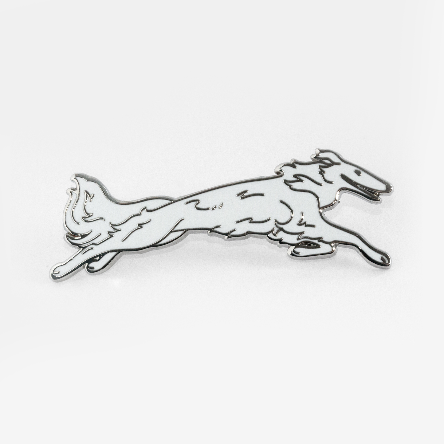 Borzoi Enamel Pin