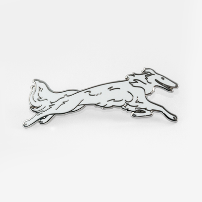 Borzoi Enamel Pin