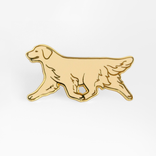 Golden Retriever Enamel Pin
