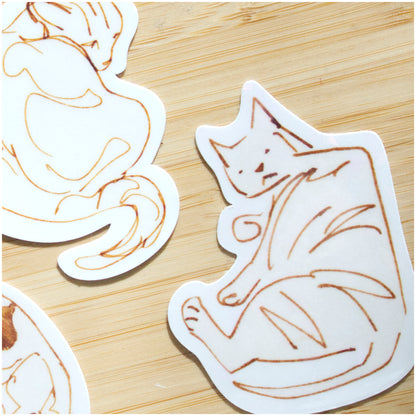 Tabby Cat Sticker
