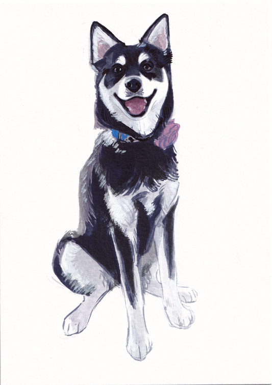 Custom Pet Portrait - Ink