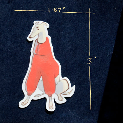 Sweater Sighthound Sticker