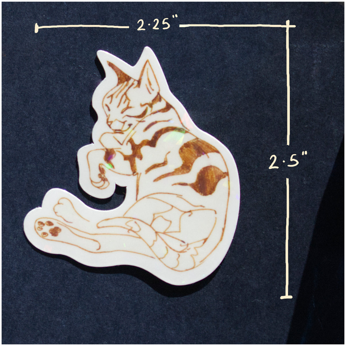 Tabby Cat Sticker Set