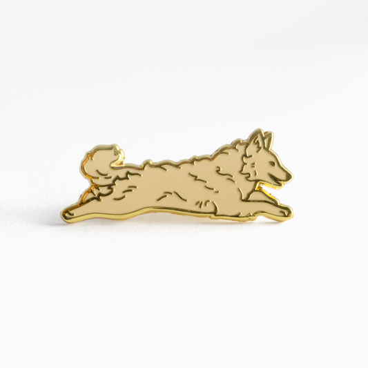 Hungarian Mudi Enamel Pin