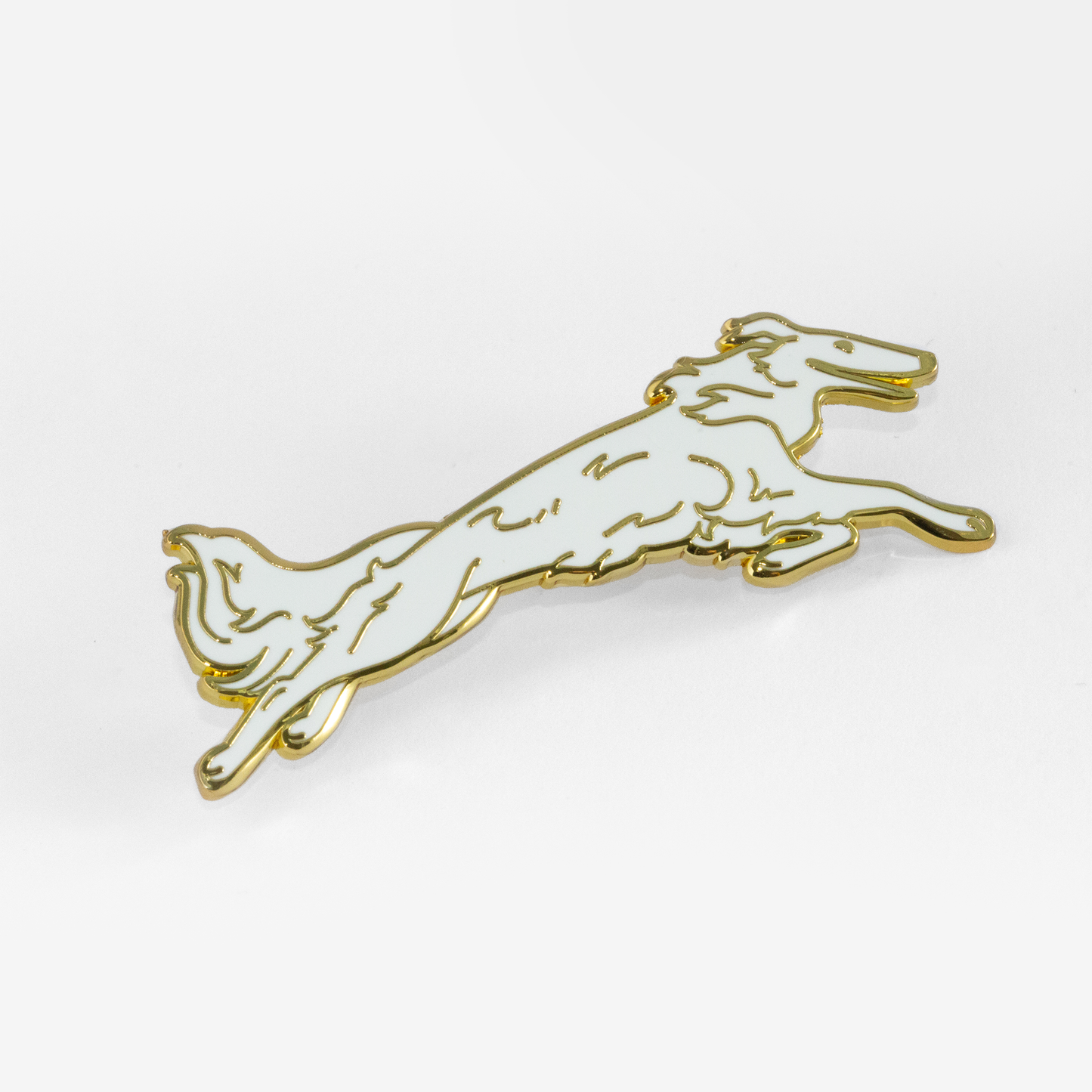 Borzoi Enamel Pin