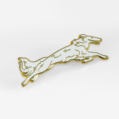 Borzoi Enamel Pin
