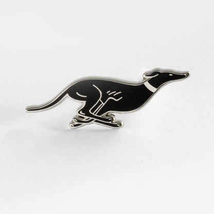 Greyhound Enamel Pin