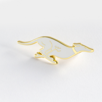 Greyhound Enamel Pin