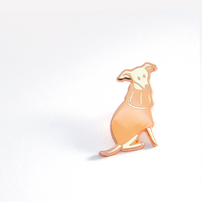 Sweater Sighthound Mini Enamel Pin