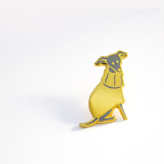 Sweater Sighthound Mini Enamel Pin